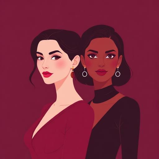 Ilustração de perfil de Duo Noir