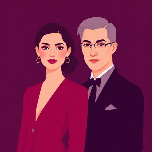 Ilustração de perfil de Íris & Léo