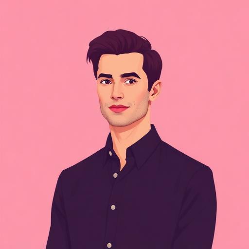 Ilustração de perfil de Caio