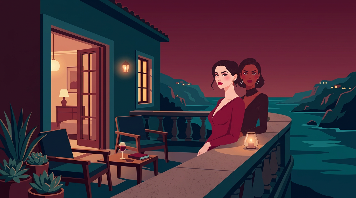 Capa ilustrada de Duo Noir